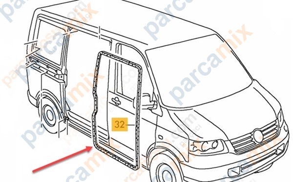 Transporter T5 On Kapi Fitili Sol Fiyatlari Ve Ozellikleri