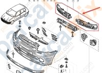 Бампер Рено Клио 2 Передний Купить